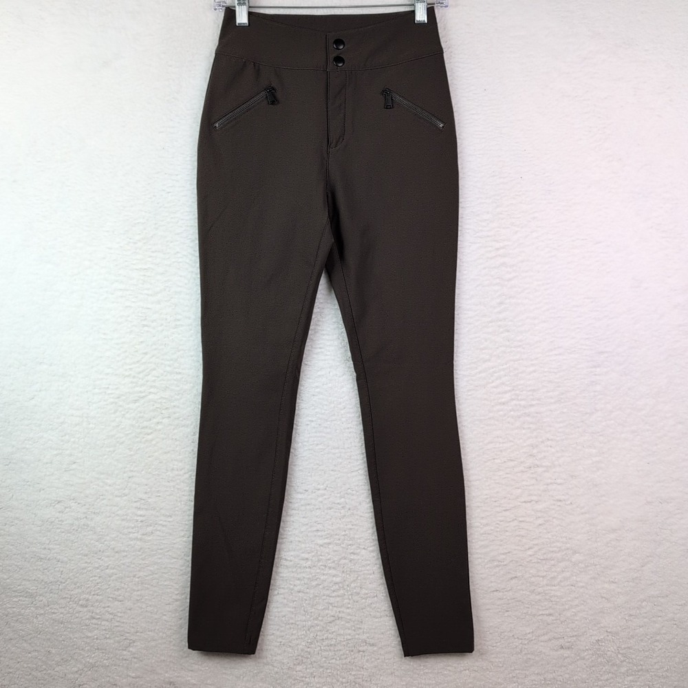 Alp N Rock Geneva Techno Pants Women's XS Coffee Brown Skinny Stretch